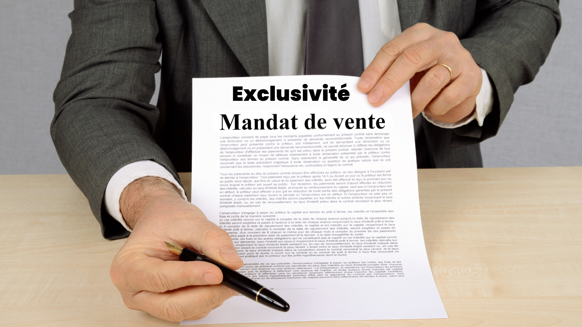 mandat exclusif
